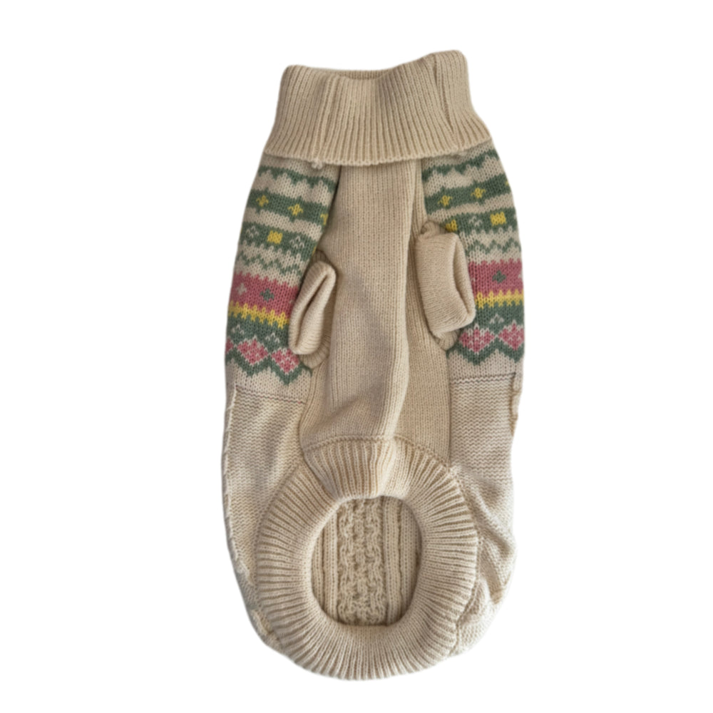 Jersey Mawis - Estampado Beige