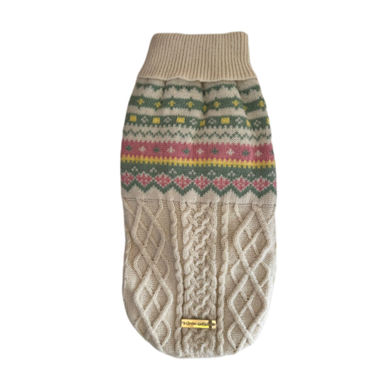 Jersey Mawis - Estampado Beige